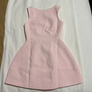 Elegant Pink Sleeveless Dress